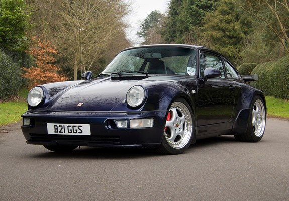 Porsche 911 Turbo 3.6 Coupe UK-spec (964) 1992–93 pictures