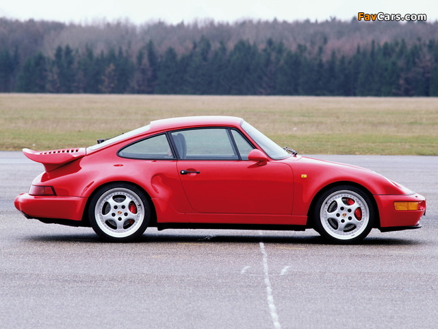 Porsche 911 Turbo 3.6 Flachbau (964) 1994 images (640 x 480)