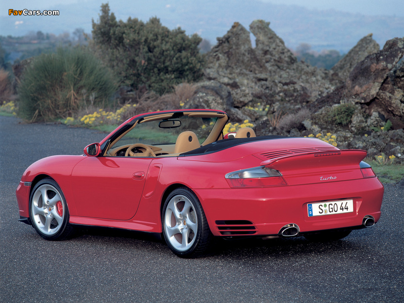 Porsche 911 Turbo Cabriolet (996) 2003–05 pictures (800 x 600)