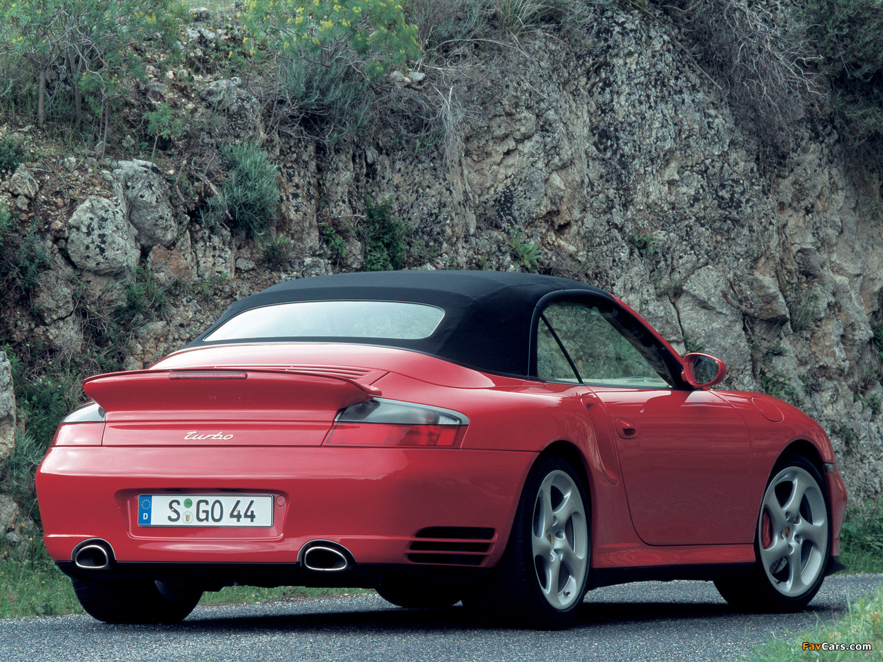 Porsche 911 Turbo Cabriolet (996) 2003–05 pictures (1280 x 960)