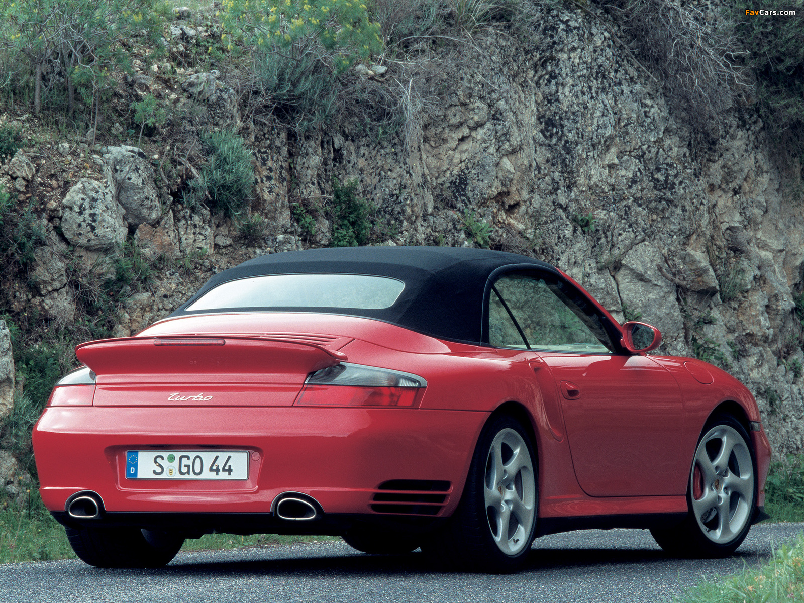 Porsche 911 Turbo Cabriolet (996) 2003–05 pictures (1600 x 1200)