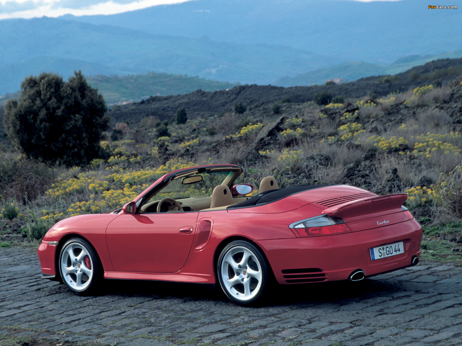 Porsche 911 Turbo Cabriolet (996) 2003–05 wallpapers (1600 x 1200)