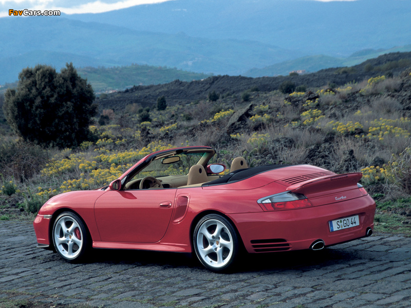 Porsche 911 Turbo Cabriolet (996) 2003–05 wallpapers (800 x 600)