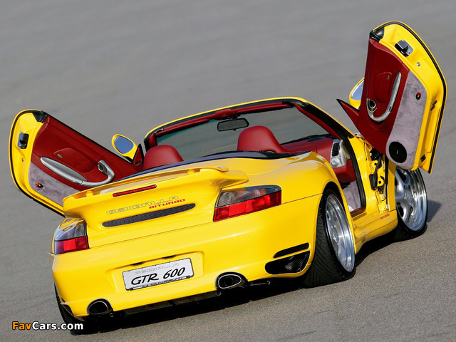 Gemballa GTR 600 Biturbo Gullwing Cabrio (996) 2004–05 photos (640 x 480)