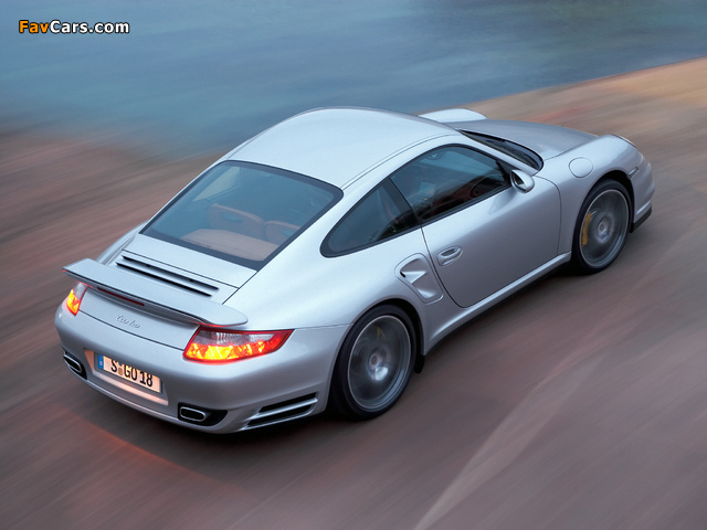 Porsche 911 Turbo Coupe (997) 2006–08 pictures (640 x 480)