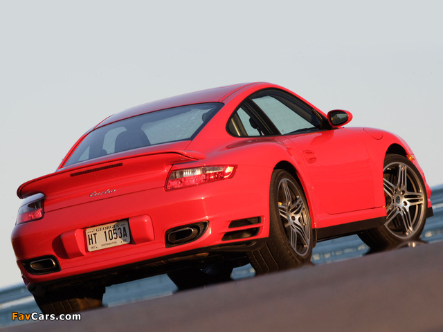 Porsche 911 Turbo Coupe US-spec (997) 2006–08 wallpapers (640 x 480)