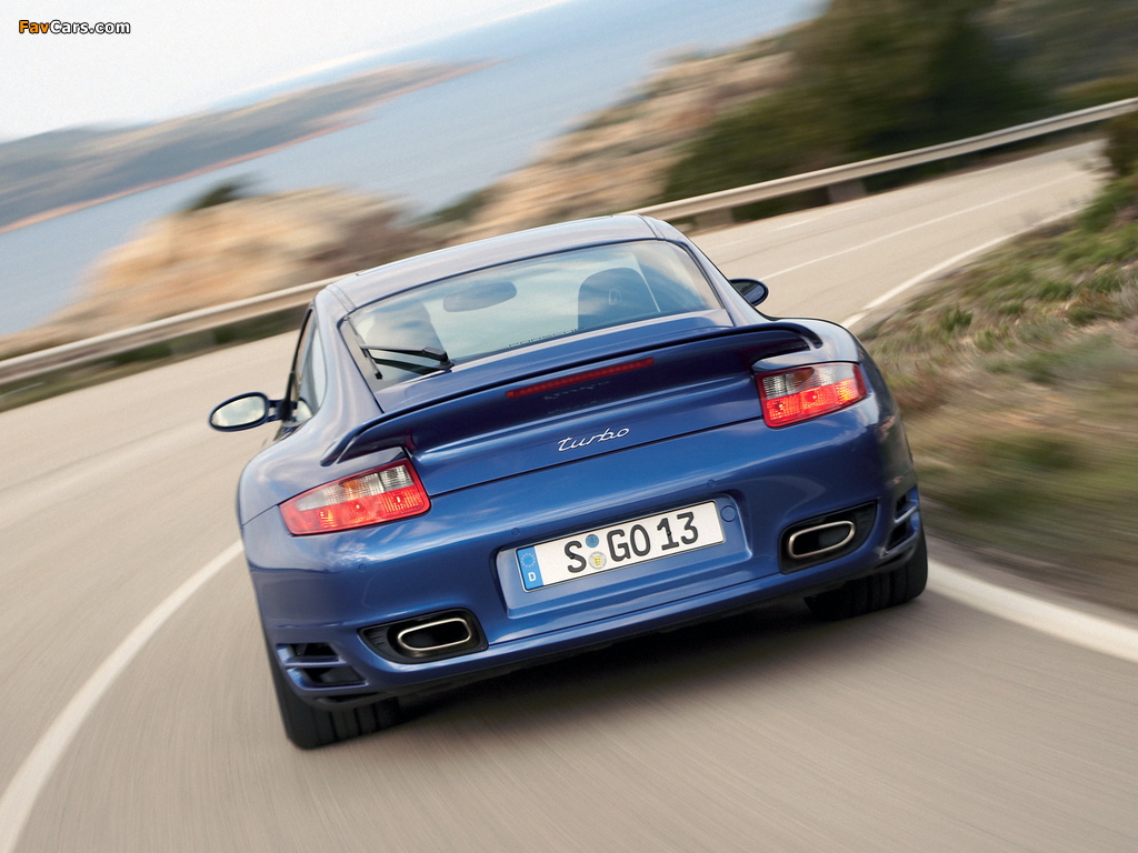Porsche 911 Turbo Coupe (997) 2006–08 wallpapers (1024 x 768)