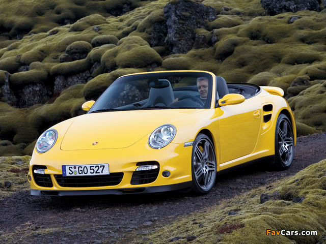 Porsche 911 Turbo Cabriolet (997) 2007–09 images (640 x 480)