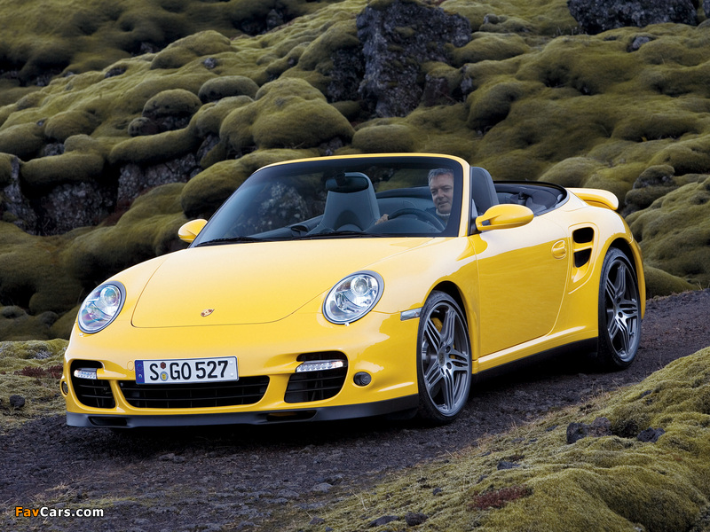 Porsche 911 Turbo Cabriolet (997) 2007–09 images (800 x 600)