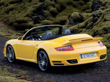 Porsche 911 Turbo Cabriolet (997) 2007–09 wallpapers