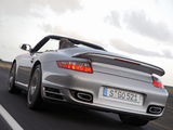 Porsche 911 Turbo Cabriolet (997) 2007–09 wallpapers