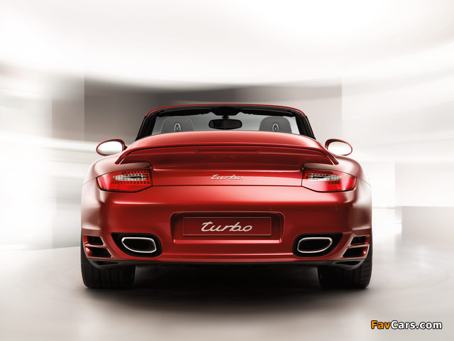 Porsche 911 Turbo Cabriolet (997) 2009 photos (640 x 480)