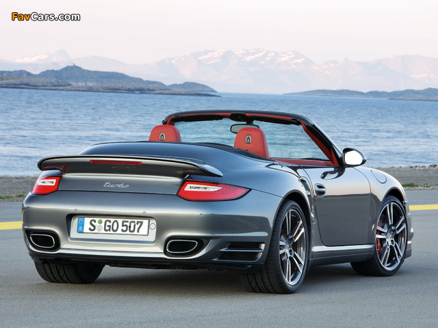 Porsche 911 Turbo Cabriolet (997) 2009 photos (640 x 480)