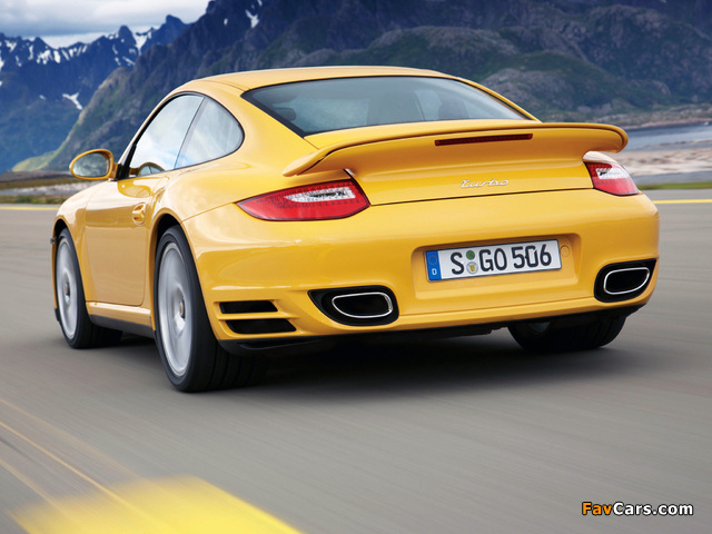 Porsche 911 Turbo Coupe (997) 2009 wallpapers (640 x 480)