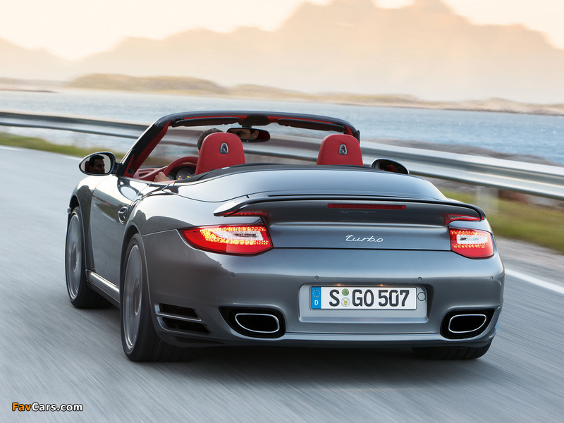 Porsche 911 Turbo Cabriolet (997) 2009 wallpapers (800 x 600)