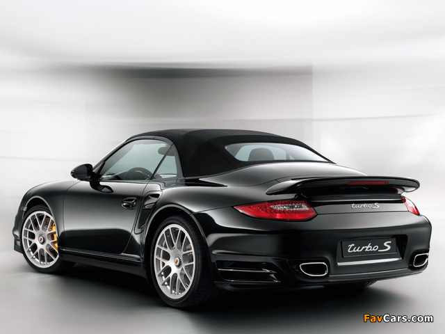 Porsche 911 Turbo S Cabriolet (997) 2010 pictures (640 x 480)