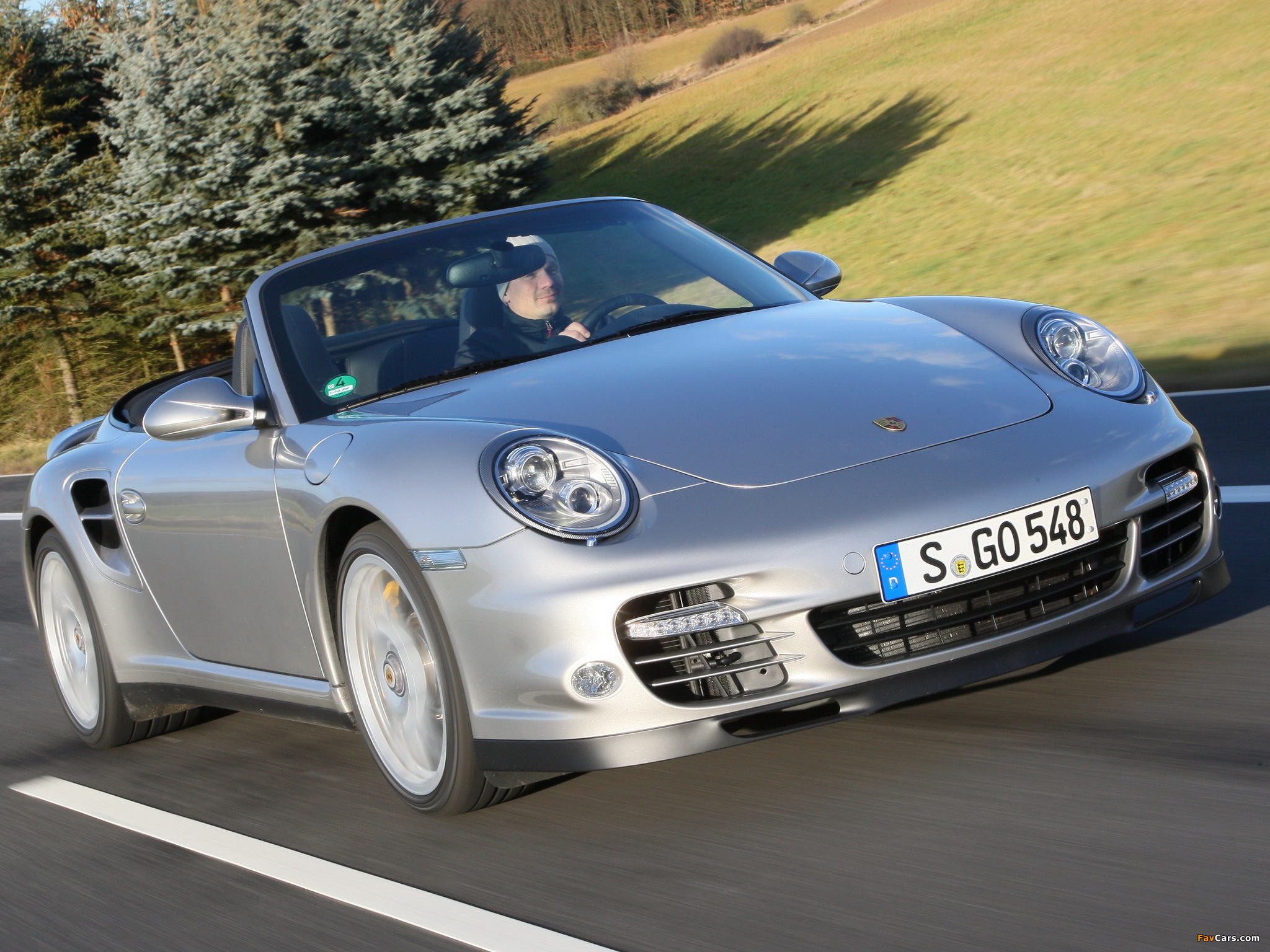 Porsche 911 Turbo S Cabriolet (997) 2010 wallpapers (2048 x 1536)