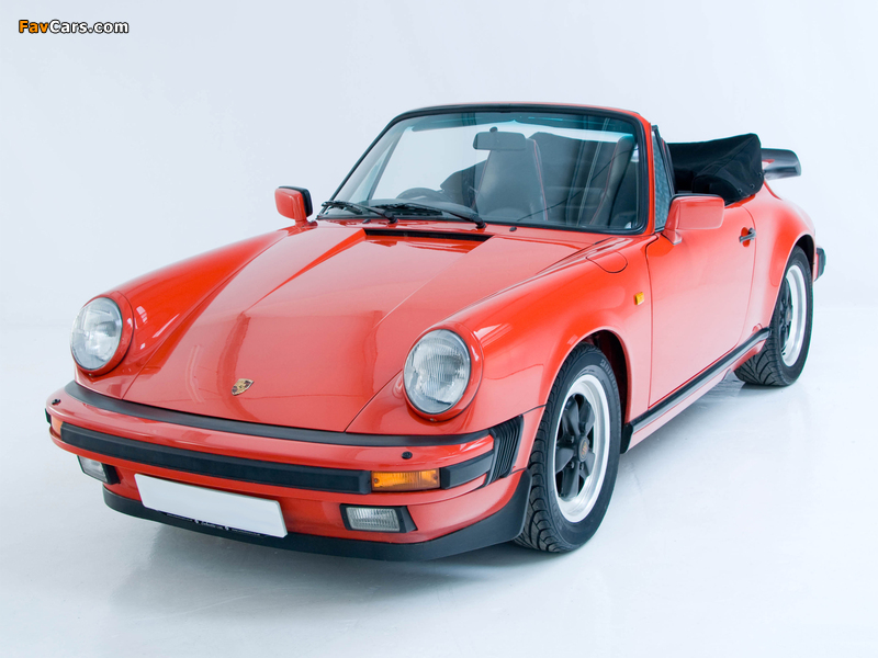 Porsche 911 Turbo 3.3 Cabriolet (930) 1987–89 wallpapers (800 x 600)