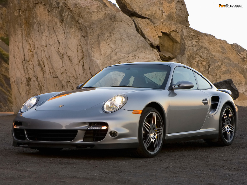 Porsche 911 Turbo Coupe US-spec (997) 2006–08 pictures (1024 x 768)
