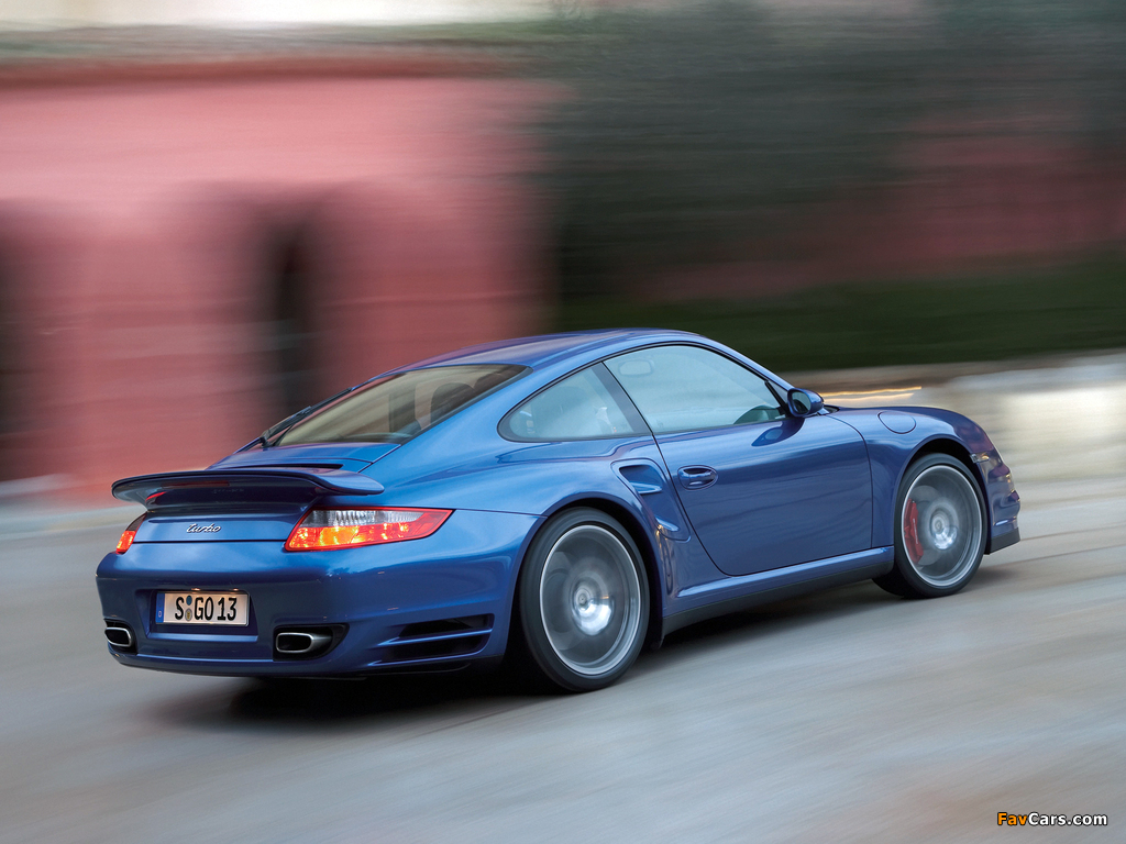 Porsche 911 Turbo Coupe (997) 2006–08 wallpapers (1024 x 768)