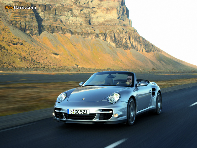 Porsche 911 Turbo Cabriolet (997) 2007–09 images (640 x 480)