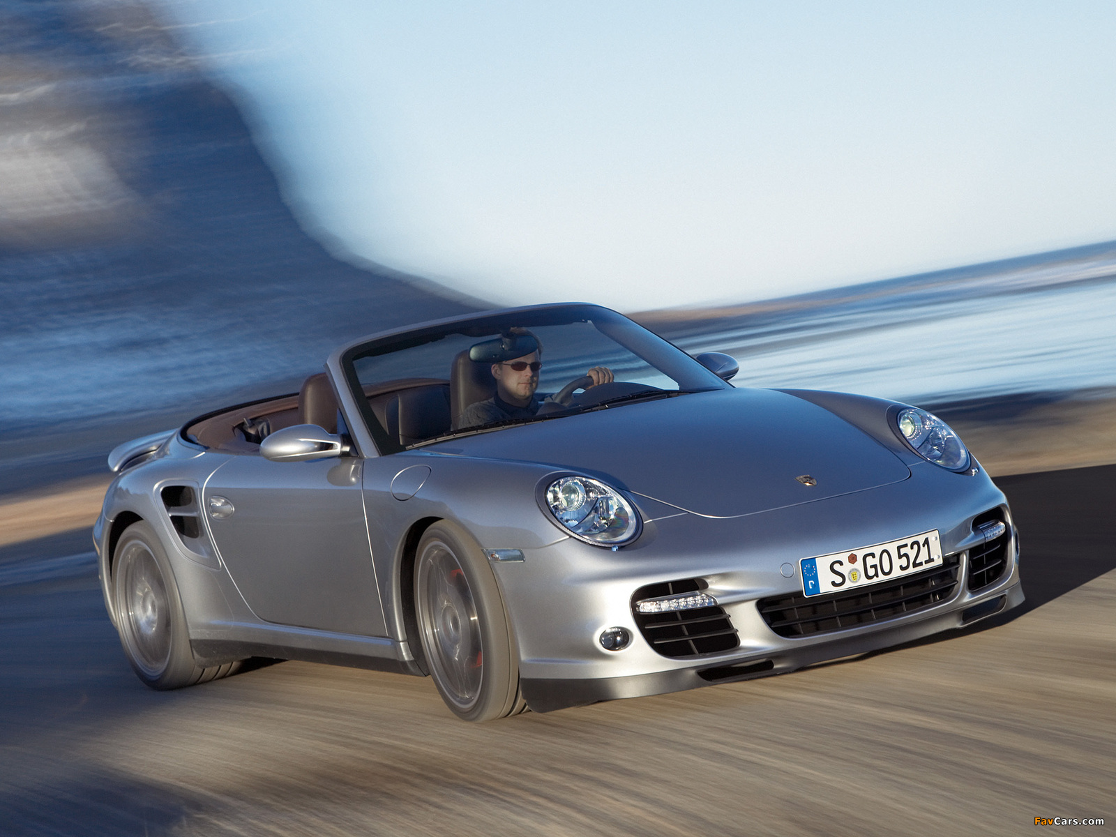 Porsche 911 Turbo Cabriolet (997) 2007–09 photos (1600 x 1200)