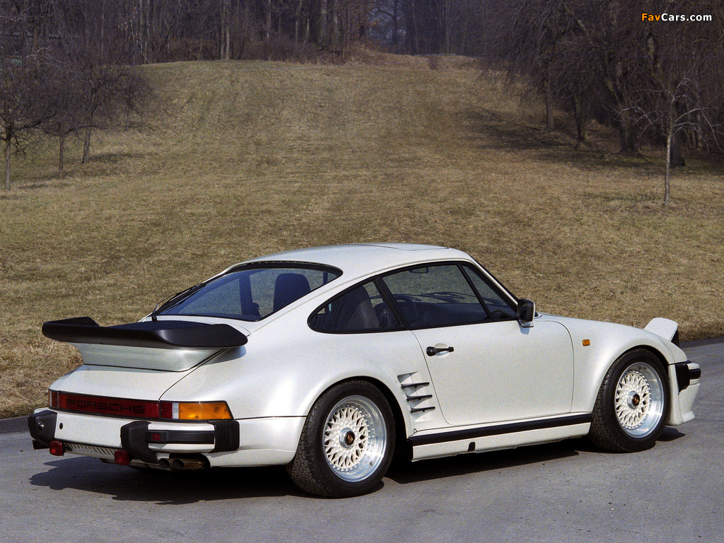 Porsche 911 Turbo 3.3 Flachbau Coupe (930) 1986–89 wallpapers (1024 x 768)