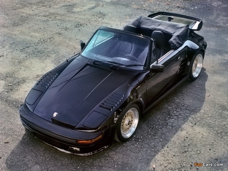 Porsche 911 Turbo 3.3 Flachbau Cabriolet US-spec (930) 1987–89 wallpapers (800 x 600)