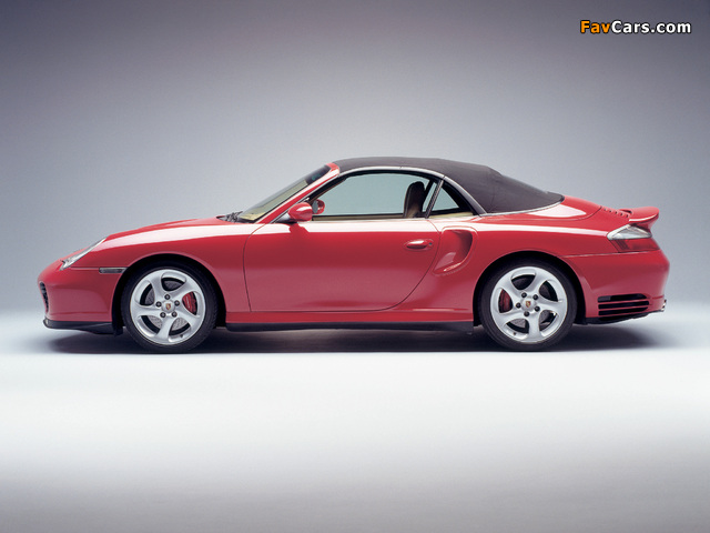 Porsche 911 Turbo Cabriolet (996) 2003–05 wallpapers (640 x 480)