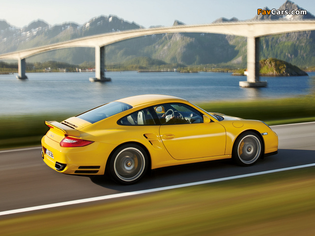 Porsche 911 Turbo Coupe (997) 2009 wallpapers (640 x 480)
