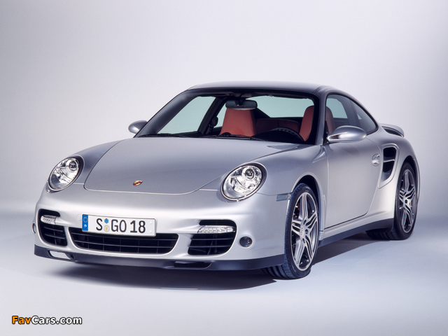 Porsche 911 Turbo Coupe (997) 2006–08 wallpapers (640 x 480)