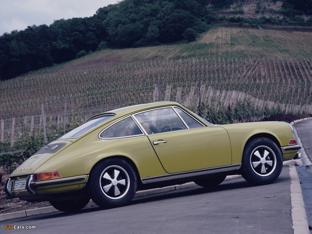Porsche 911 E 2.2 Coupe (911) 1969–71 pictures (1024 x 768)