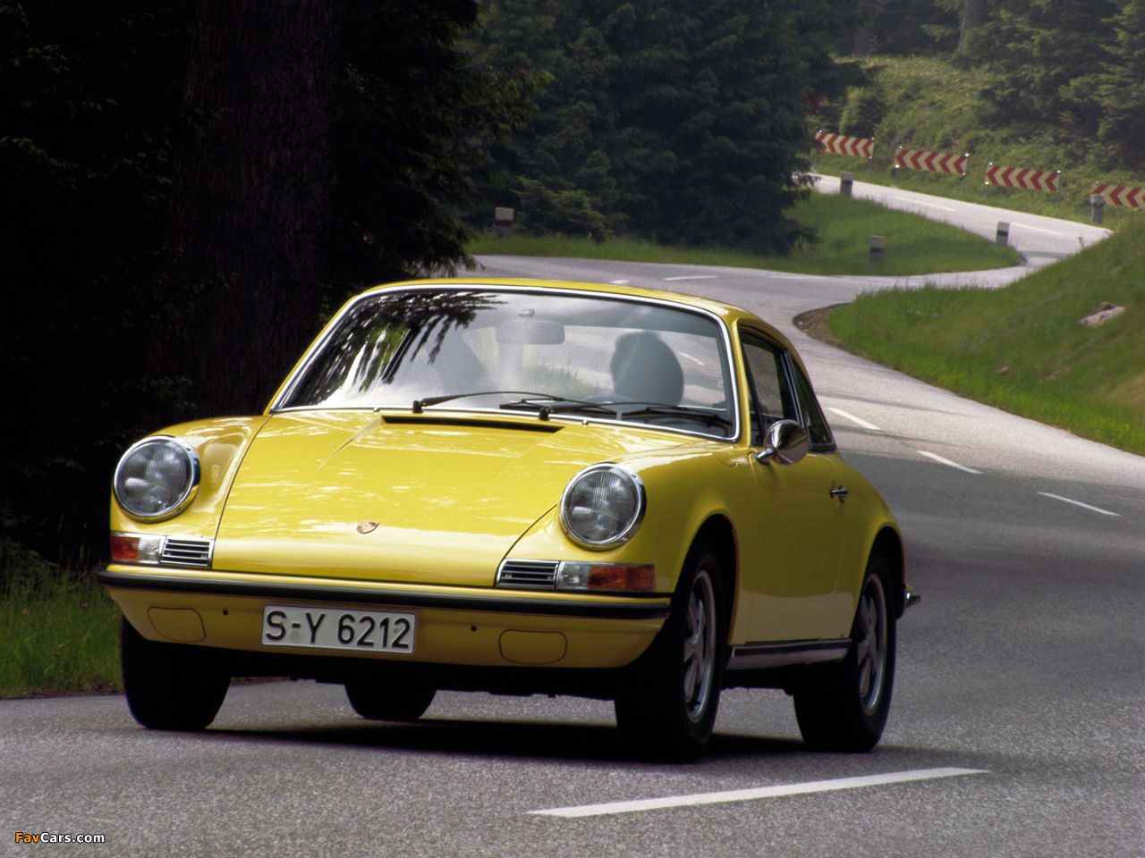 Porsche 911 E 2.4 Coupe (911) 1971–73 wallpapers (1280 x 960)