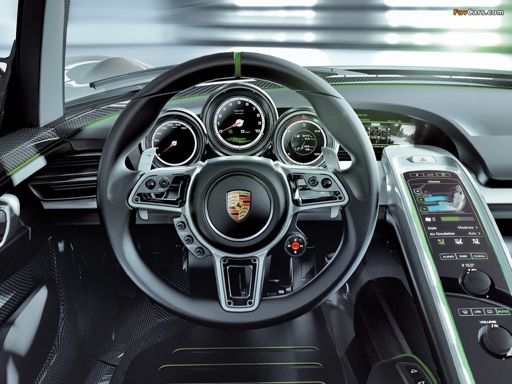 Porsche 918 Spyder Concept 2010 images (1024 x 768)