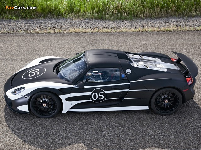 Porsche 918 Spyder Prototype 2012 images (640 x 480)