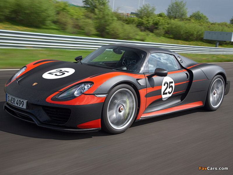 Porsche 918 Spyder Prototype 2013 pictures (800 x 600)