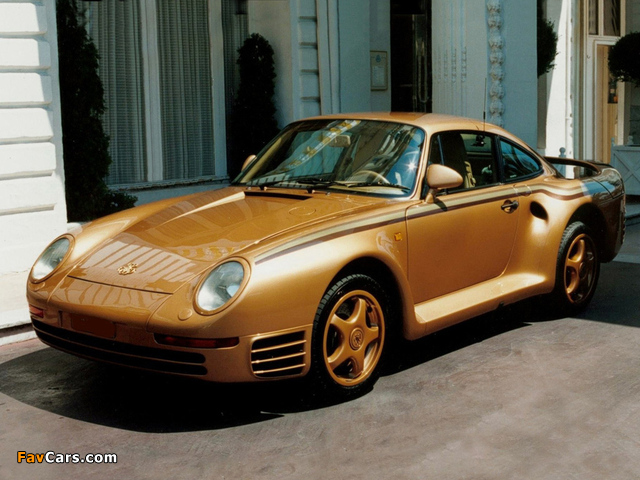 Images of Porsche 959 Gold 1987 (640 x 480)