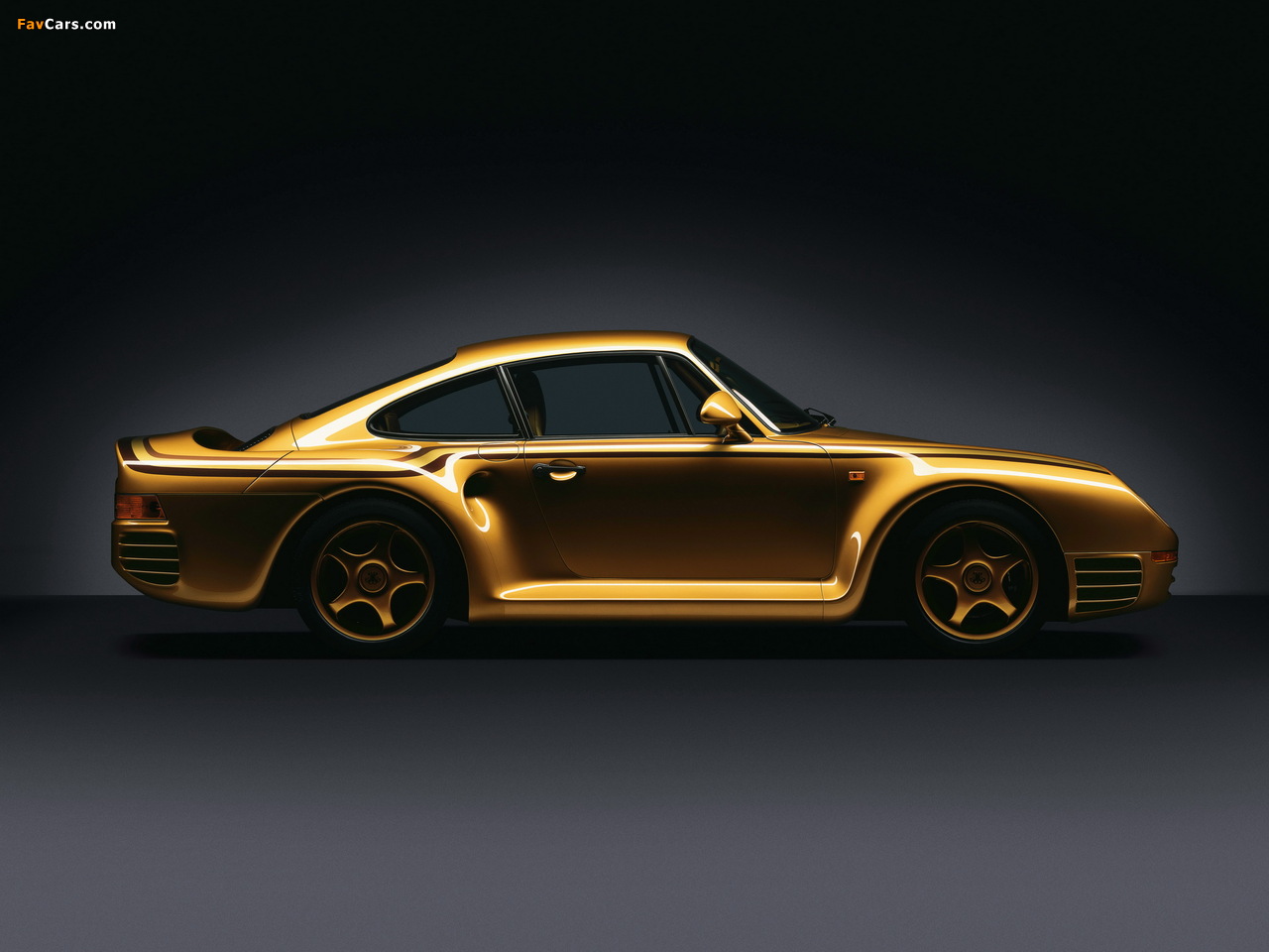 Porsche 959 Gold 1987 wallpapers (1280 x 960)