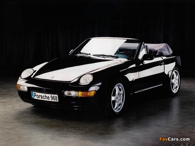 Photos of Porsche 968 Cabriolet 1991–95 (640 x 480)