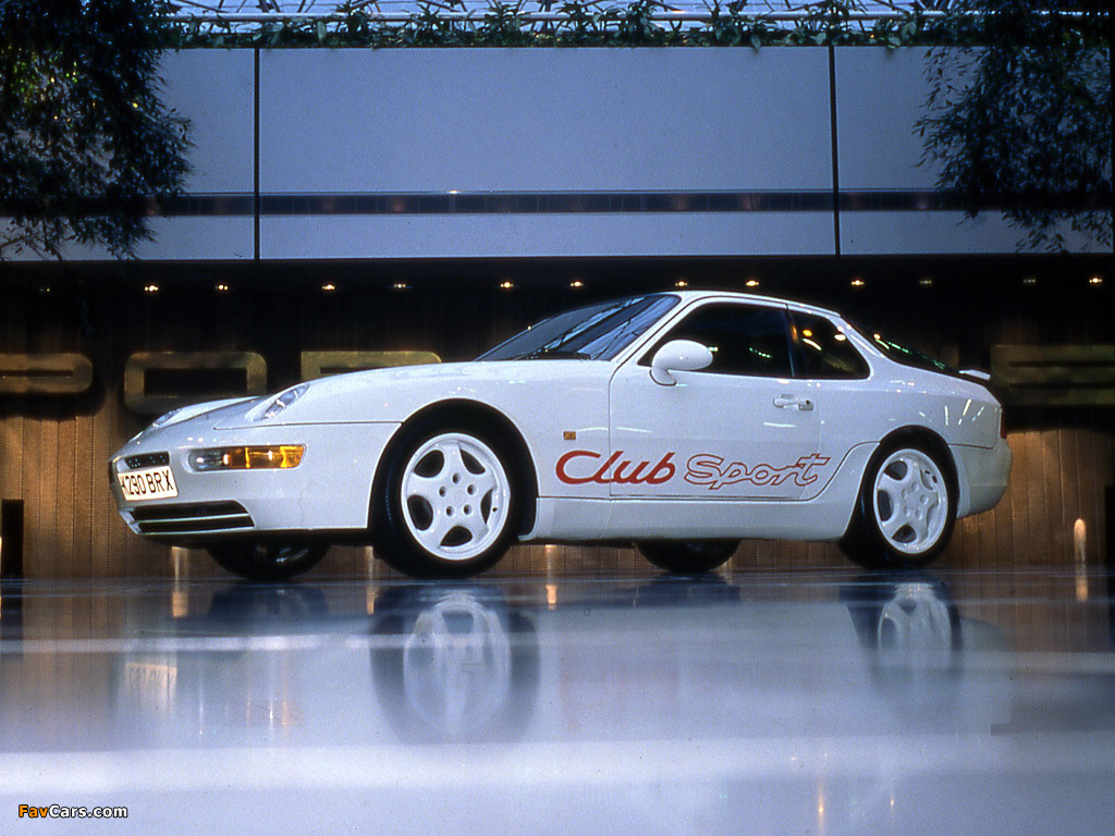 Photos of Porsche 968 Club Sport UK-spec 1993–95 (1024 x 768)