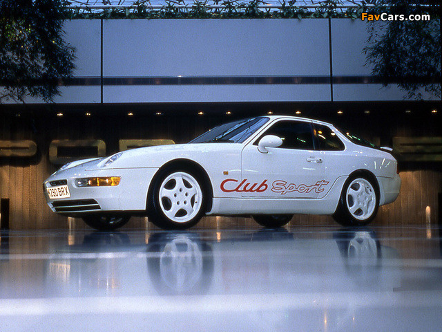 Photos of Porsche 968 Club Sport UK-spec 1993–95 (640 x 480)