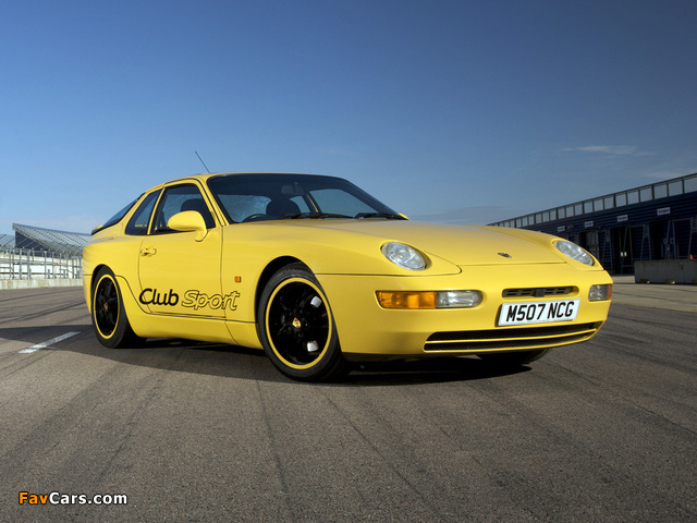 Porsche 968 Club Sport UK-spec 1993–95 wallpapers (640 x 480)