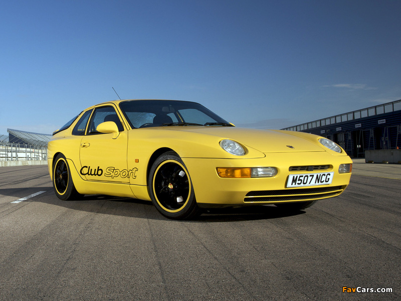 Porsche 968 Club Sport UK-spec 1993–95 wallpapers (800 x 600)