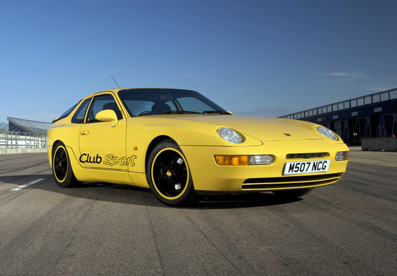 Porsche 968 Club Sport UK-spec 1993–95 wallpapers