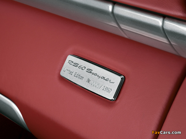 Images of Porsche Boxster S RS 60 Spyder (987) 2008 (640 x 480)