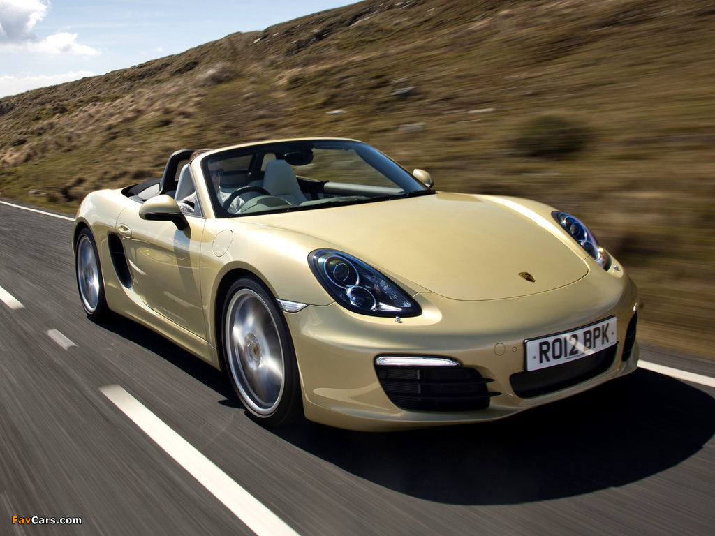 Photos of Porsche Boxster S UK-spec (981) 2012 (1024 x 768)