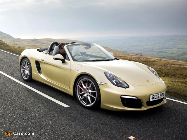 Photos of Porsche Boxster S UK-spec (981) 2012 (640 x 480)