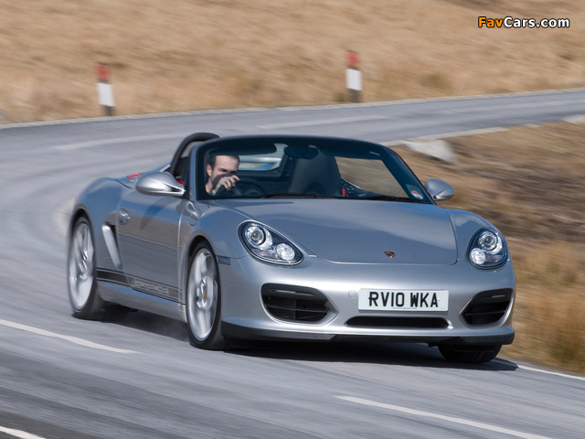 Pictures of Porsche Boxster Spyder UK-spec (987) 2010 (640 x 480)