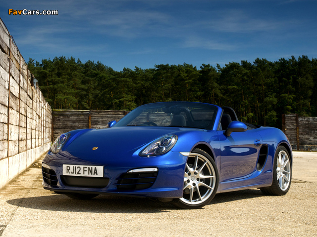 Pictures of Porsche Boxster UK-spec (981) 2012 (640 x 480)
