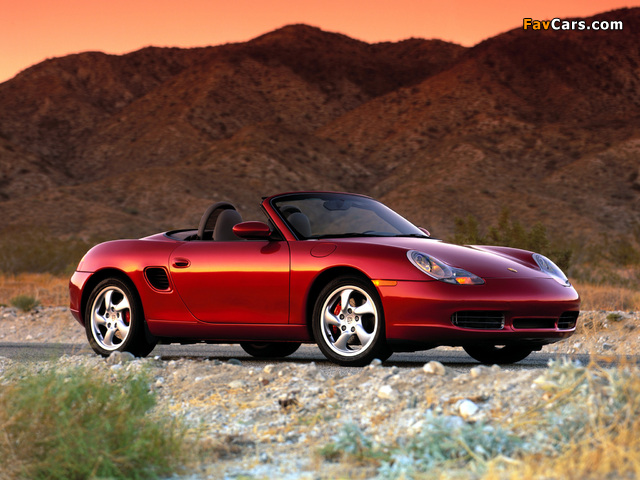 Porsche Boxster S US-spec (986) 2000–03 wallpapers (640 x 480)